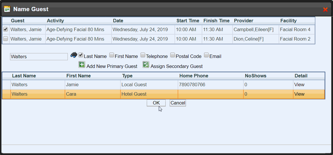 Guest Check In Operations